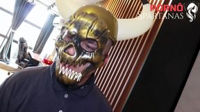 Slut Wife Rolled up in Front of the Cuckold