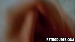 Retro homo Keith Anthoni and Alan cuddle and suck each others cocks