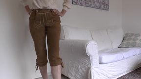 Bavarian Lederhosen: Be My Ass-sniffer and Cum, Lady Victoria Valente