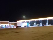 Cross dresser at a truck stop