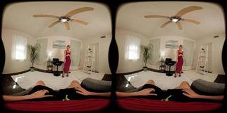 FORBVR - Naughty&#x1F608; Stepmom Ally Shows Anatomy to HerTeen Stepson