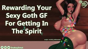 Recompensing your sultry Gothic sweetheart for embracing her inner neediness: 'FUCK ME, SIR!'