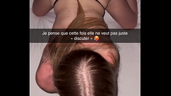 Cheat Snap Fran&ccedil_aise - Petite blonde trompe son mec avec son meilleur pote!!