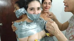 Naughty Girls Mummified and Punished (low res mp4)