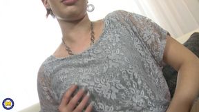 Hot Redhead Mommy Lucy Da Light Loves to Masturbate When She's All by Herself