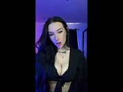 Submissive British Goth ASMR JOI