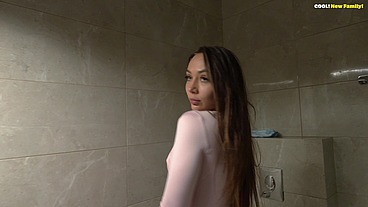 Fuck! I Was Almost Fucking My Slut Stepmom... But She Sent Me Away and Fucked My Friend Right in Front of Me!