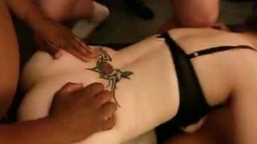 Mature bitch sucks a BBC and enjoys doggystyle anal sex