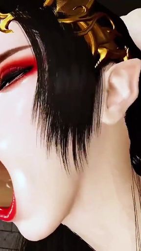 Medusa Queen Fuck Police Man Part 03 - 3D Animation 270