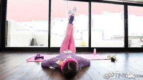 ”Movie-Sized Prick for Restless Yoga Bitch”