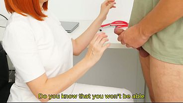 Redhead Doctor&rsquo_s Special Treatment: Prostate Massage Turns Into Hard Sex &amp_ Messy Finish