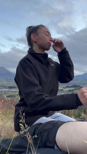 Mountain Hiking Blowjob &amp; Swallow