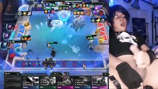 Femboy (neko) draining, LOL Gameplay TFT, En Directo - [CrossGameplay]