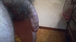 Slow Solo Teasing Palm Job And Intense Orgasm