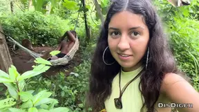 The girl got lost in the jungle and stumbled upon a savage who fucked her