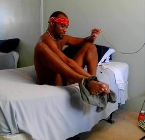 Legs up Jerk off!