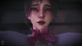 B014 Man Shrunk and Trapped in Woman's Vagina Pussy Swallowing