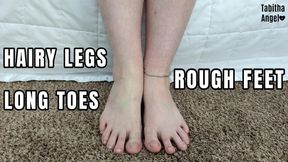 Hairy Legs Rough Feet Long Toes UHD 4K