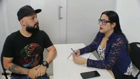 Shuddering Orgasm as I Watch Myself Being Fucked and My Step Son Gives Me His Semen - Porn in Spanish
