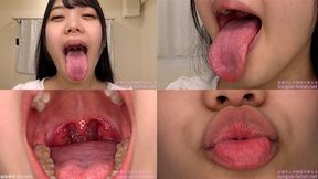 Maina Miura - Erotic Long Tongue and Mouth Showing - wmv
