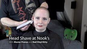 Head Shave at Nook's 1k