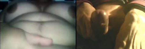 Big desi indian masturbating on video call with his friend