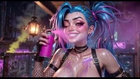 Jinx Wet Tease Compilation Big Tits and Ahegao Full