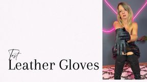 test leather gloves