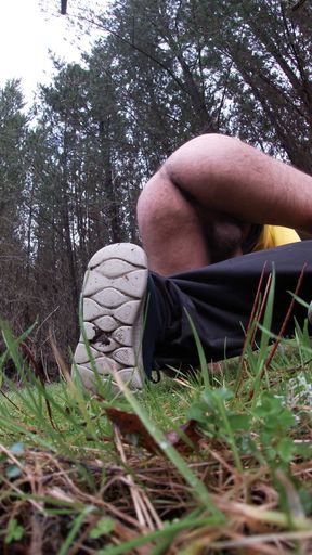Ass Up, Balls Swinging - Caught Stroking in the Pines (Part 2)