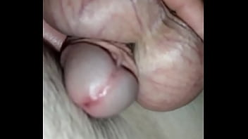 Huge Floppy Nuts with Pre Cum