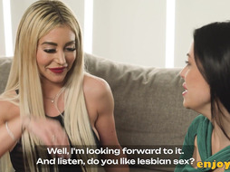 Carla and Sapphire will suck your mind when you watch them together. It's the best XXX porn love you