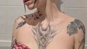 Spit Fetish: In My Bath
