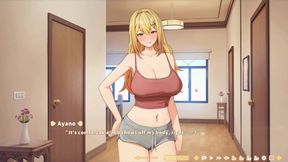 Hentai Game - Ayano Cowgirl scene - Hentai Gameplay Animation