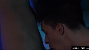 Vincent Landi begs for Antu Burghos to suck his swelling boner