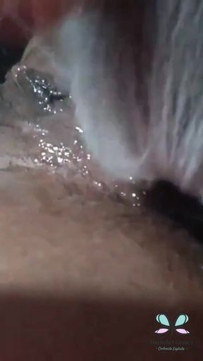 Jaw-dropping moment from &quot;Leyne Rodriguez puts on an anal plug with a foxtail&quot;