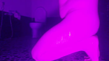 Bathroom Booty Femboy Under The Hot Shower Enjoying Her Own Body