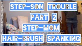-son trouble, part 2, Hairbrush spanking