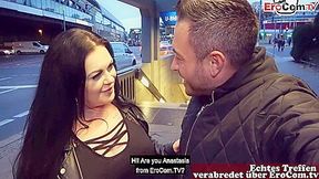 German Fat Slut Picked Up In Public For Sex Date In Berlin
