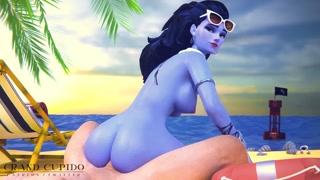 Widowmaker Riding Dick On The Beach Part 3 [Grand Cupido] ( Overwatch )