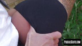 Louise Kay's Tattooed Thighs & Pierced Nipples