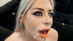 Big Titty Blonde Eager for Oversized BBC - Bambi Blitz