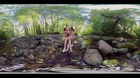 Yanks Amateurs Ana And Belle Having Lesbian Fun Outdoors