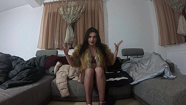 Playing with furs, down-jackets and a special new sex toy 271