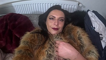 Playing with furs, down-jackets and a special new sex toy 271