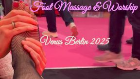 Foot Massage & Worship in public Venus Berlin 2025