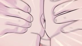 Hetero Guy Deepthroats Anime Futanari Dick and Eats Her Ass