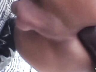 Latino with a Giant Schlong Bangs a Hawt Blond T-girl in Her Constricted Backdoor