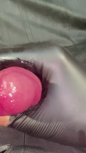 One Evening Sissy Stacy Decided to Jerk Her Cock