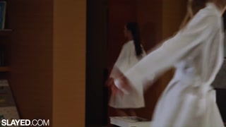 SLAYED Stunning dolls Nancy &amp; Sonya put on a show for Jia