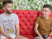 Gabriel's First Time Casting With Camilo Enjoying Some Good Head Big Cock And Big Loads